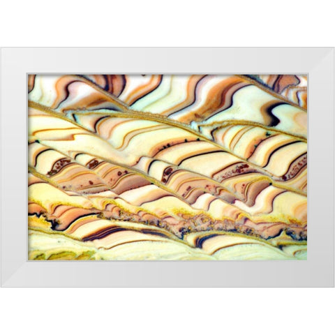 Quartzite Pastorale White Modern Wood Framed Art Print by Taylor, Douglas