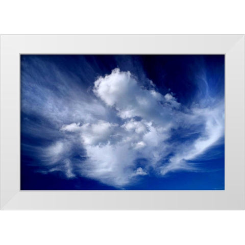 Clouds over Kitt Peak II White Modern Wood Framed Art Print by Taylor, Douglas