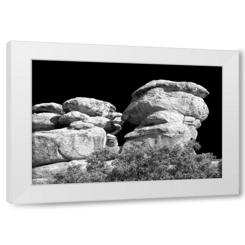 Highway Hoodoos II White Modern Wood Framed Art Print by Taylor, Douglas