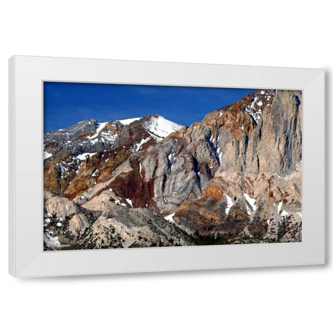 Sevehah Cliffs White Modern Wood Framed Art Print by Taylor, Douglas
