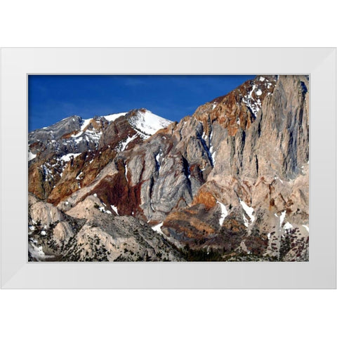 Sevehah Cliffs White Modern Wood Framed Art Print by Taylor, Douglas