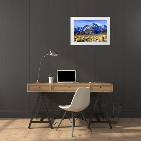 Mt. Williamson II White Modern Wood Framed Art Print by Taylor, Douglas