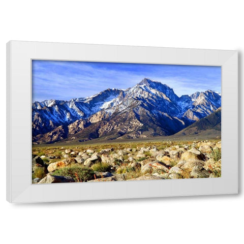 Mt. Williamson II White Modern Wood Framed Art Print by Taylor, Douglas