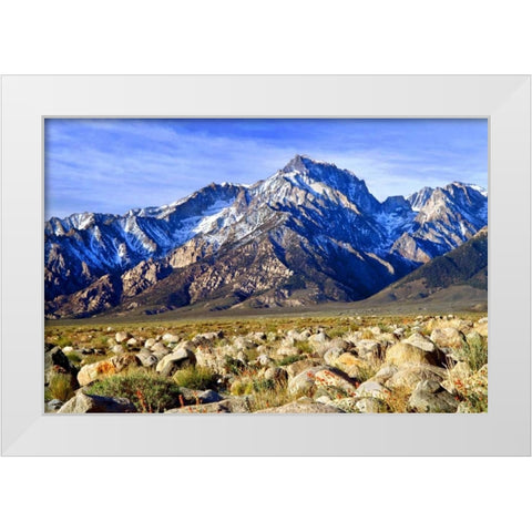 Mt. Williamson II White Modern Wood Framed Art Print by Taylor, Douglas