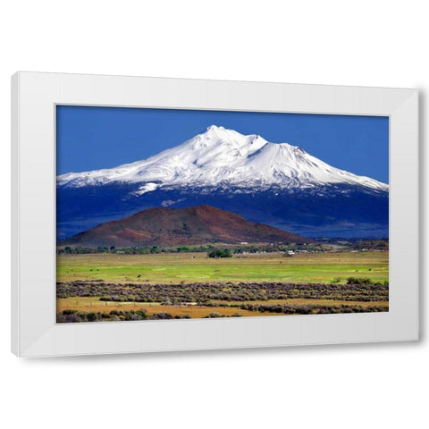 Shasta County Spring White Modern Wood Framed Art Print by Taylor, Douglas