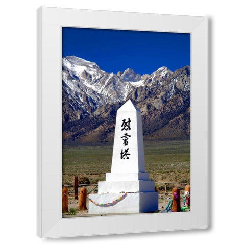 Manzanar Remembrance I White Modern Wood Framed Art Print by Taylor, Douglas