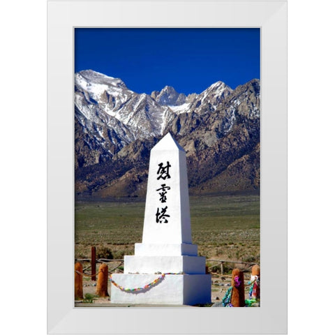 Manzanar Remembrance I White Modern Wood Framed Art Print by Taylor, Douglas