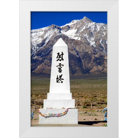 Manzanar Remembrance II White Modern Wood Framed Art Print by Taylor, Douglas