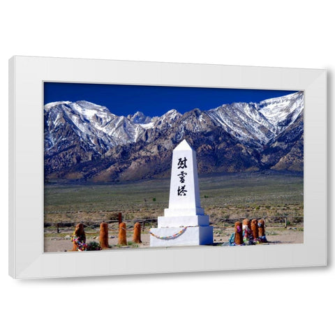 Manzanar Remembrance III White Modern Wood Framed Art Print by Taylor, Douglas