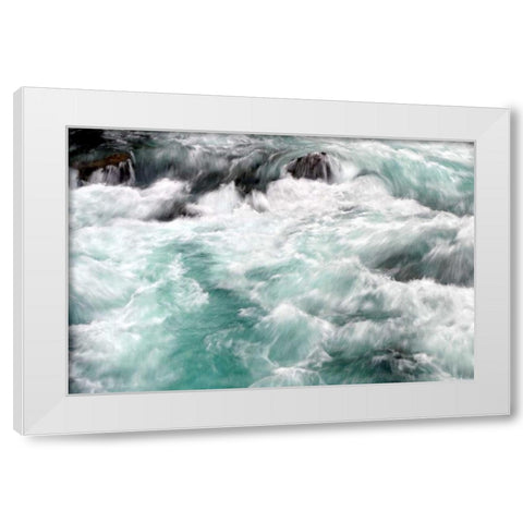 Hamma Hamma Current I White Modern Wood Framed Art Print by Taylor, Douglas