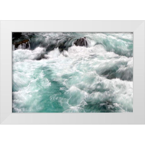 Hamma Hamma Current I White Modern Wood Framed Art Print by Taylor, Douglas