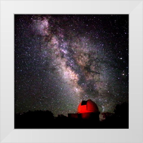 Milky Way I White Modern Wood Framed Art Print by Taylor, Douglas