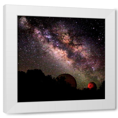 Milky Way II White Modern Wood Framed Art Print by Taylor, Douglas
