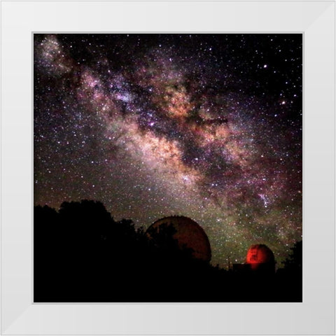 Milky Way II White Modern Wood Framed Art Print by Taylor, Douglas
