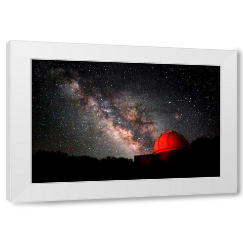 Milky Way III White Modern Wood Framed Art Print by Taylor, Douglas