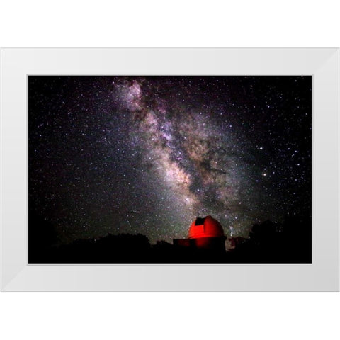 Milky Way IV White Modern Wood Framed Art Print by Taylor, Douglas