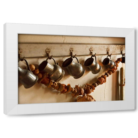Vintage Cooking I White Modern Wood Framed Art Print by Clayton-Thompson, Philip