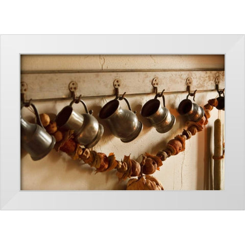 Vintage Cooking I White Modern Wood Framed Art Print by Clayton-Thompson, Philip
