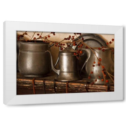 Vintage Cooking II White Modern Wood Framed Art Print by Clayton-Thompson, Philip