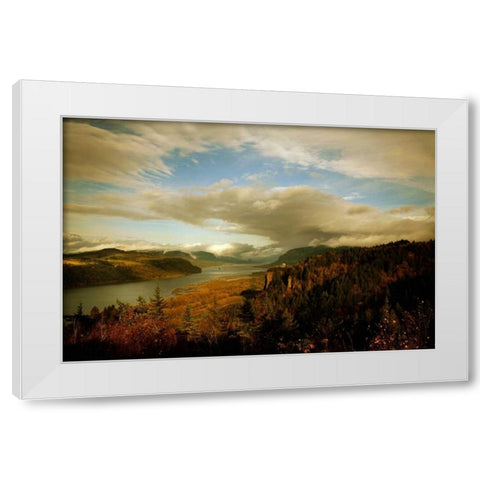 The Gorge I White Modern Wood Framed Art Print by Clayton-Thompson, Philip