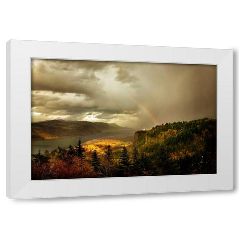 The Gorge II White Modern Wood Framed Art Print by Clayton-Thompson, Philip