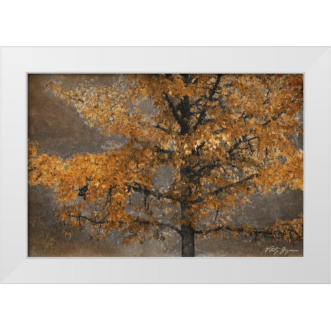 Tree Angel II White Modern Wood Framed Art Print by Geyman, Vitaly
