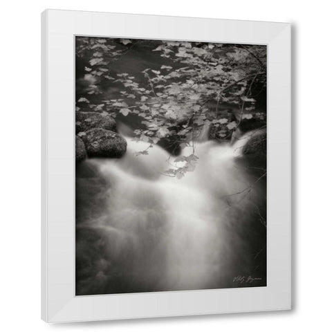 Flowing Waters III White Modern Wood Framed Art Print by Geyman, Vitaly