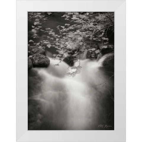 Flowing Waters III White Modern Wood Framed Art Print by Geyman, Vitaly