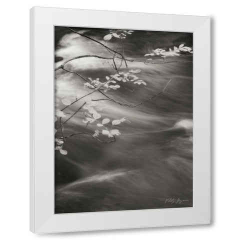 Flowing Waters IV White Modern Wood Framed Art Print by Geyman, Vitaly