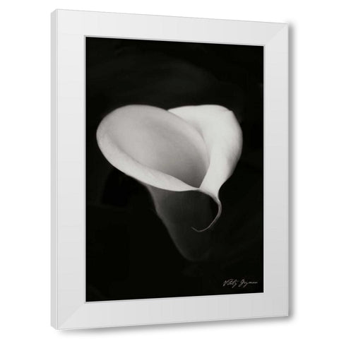 Calla Lily I White Modern Wood Framed Art Print by Geyman, Vitaly