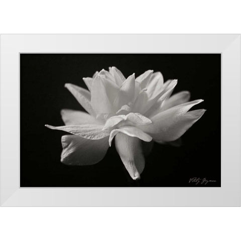 Out of the Dark White Modern Wood Framed Art Print by Geyman, Vitaly