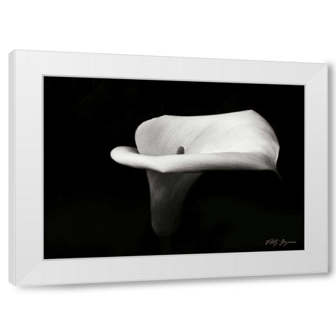 Calla Lily III White Modern Wood Framed Art Print by Geyman, Vitaly