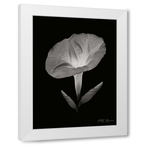Morning Glory II White Modern Wood Framed Art Print by Geyman, Vitaly