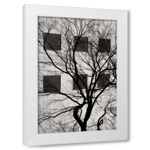 Cityscape I White Modern Wood Framed Art Print by Vitaly, Geyman