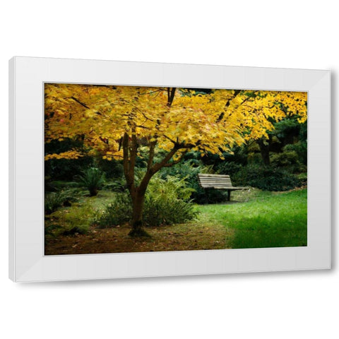 Contemplation I White Modern Wood Framed Art Print by Geyman, Vitaly
