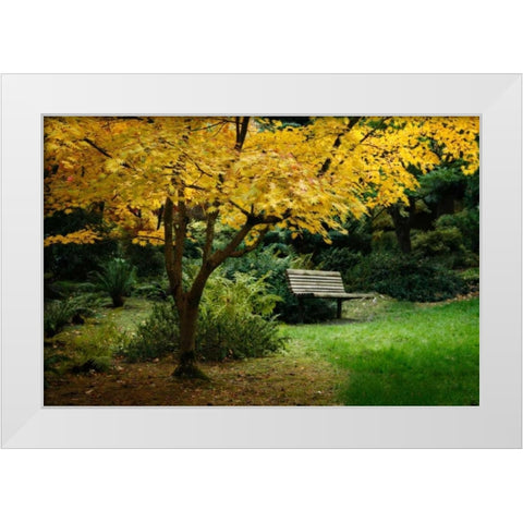 Contemplation I White Modern Wood Framed Art Print by Geyman, Vitaly