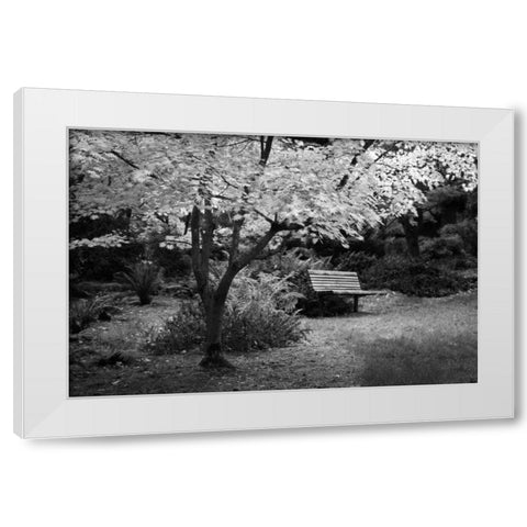 Contemplation I B and W White Modern Wood Framed Art Print by Geyman, Vitaly
