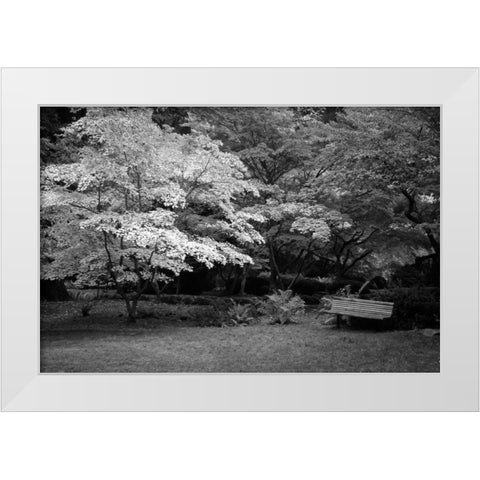 Contemplation II B and W White Modern Wood Framed Art Print by Geyman, Vitaly