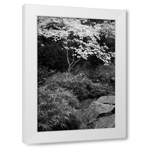 Fall Abundance III B and W White Modern Wood Framed Art Print by Geyman, Vitaly