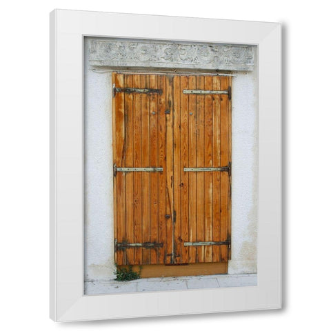 Croatia Door IV White Modern Wood Framed Art Print by Geyman, Vitaly