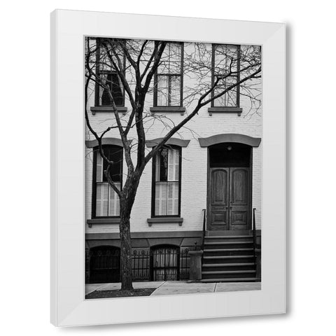 Pure Symmetry I White Modern Wood Framed Art Print by Geyman, Vitaly