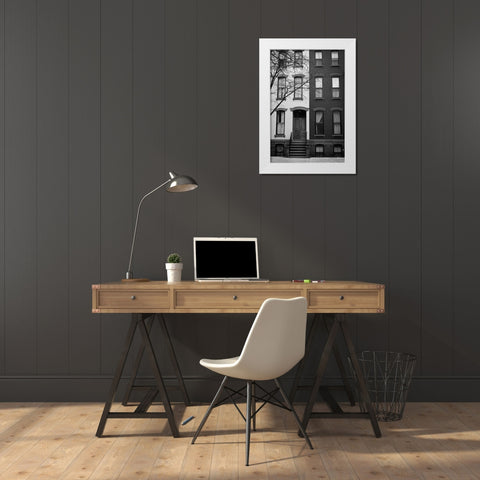 Pure Symmetry III White Modern Wood Framed Art Print by Geyman, Vitaly