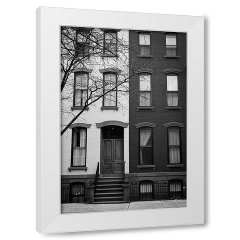 Pure Symmetry III White Modern Wood Framed Art Print by Geyman, Vitaly