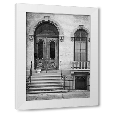 Pure Symmetry IV White Modern Wood Framed Art Print by Geyman, Vitaly