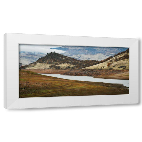 Autumn Paradise I White Modern Wood Framed Art Print by Geyman, Vitaly