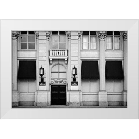 Pure Symmetry V White Modern Wood Framed Art Print by Geyman, Vitaly