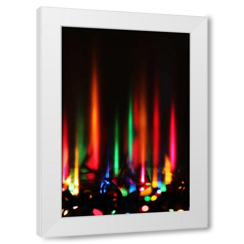 Reflections II White Modern Wood Framed Art Print by White, Leesa