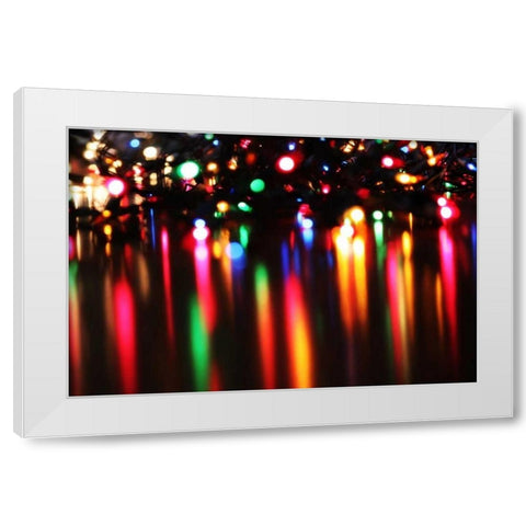 Reflections III White Modern Wood Framed Art Print by White, Leesa