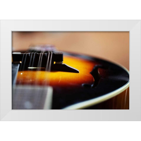 Music II White Modern Wood Framed Art Print by White, Leesa