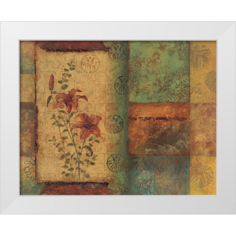 Tropical Paradise II White Modern Wood Framed Art Print by Peyton, Hanna